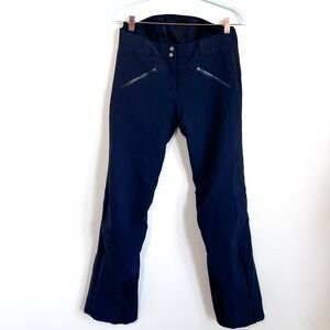 KJUS Womens Razor Ski Pants Size 36 Black Low Rise Slim Fit Insulated Waterproof